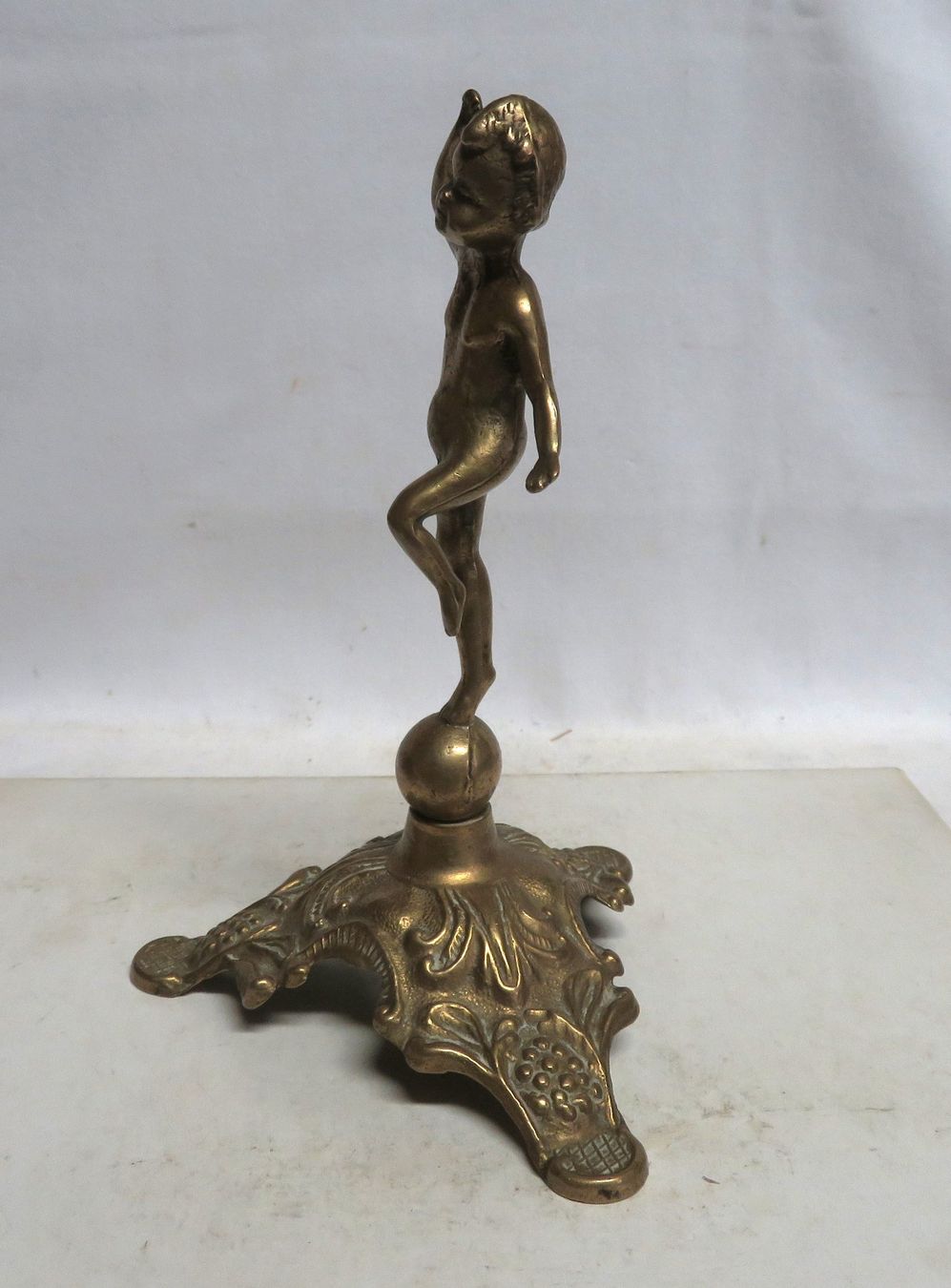 Statuette: Figur Statuette Skulptur Jüngling Messing – Usato da Tüscherz-Alfermée venduto da Newpad 6