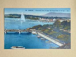 Genève, Panorama vers le Quai des Eaux-Vives