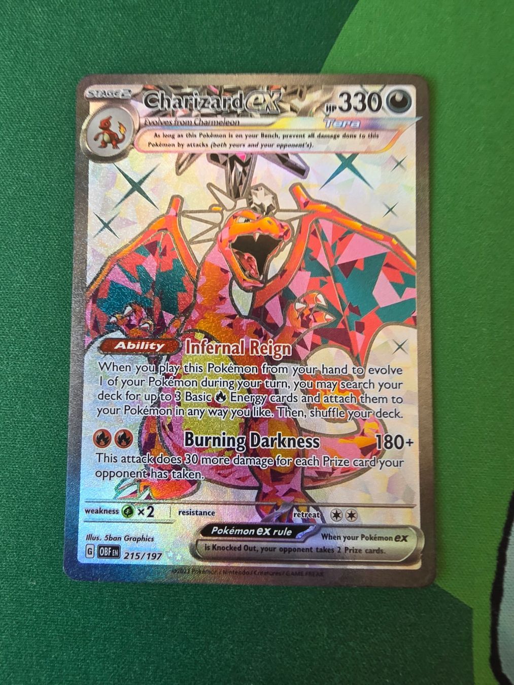 Pokémon Carte collezionabili: Pokemon Charizard ex 215/197 Obsidian Flames Englisch – Nuovo (secondo la descrizione) da Gossau SG venduto da worklifebalance