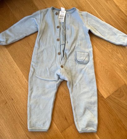 Hessnatur Softfleece Overall aus reiner Bio-Baumwolle 86/92