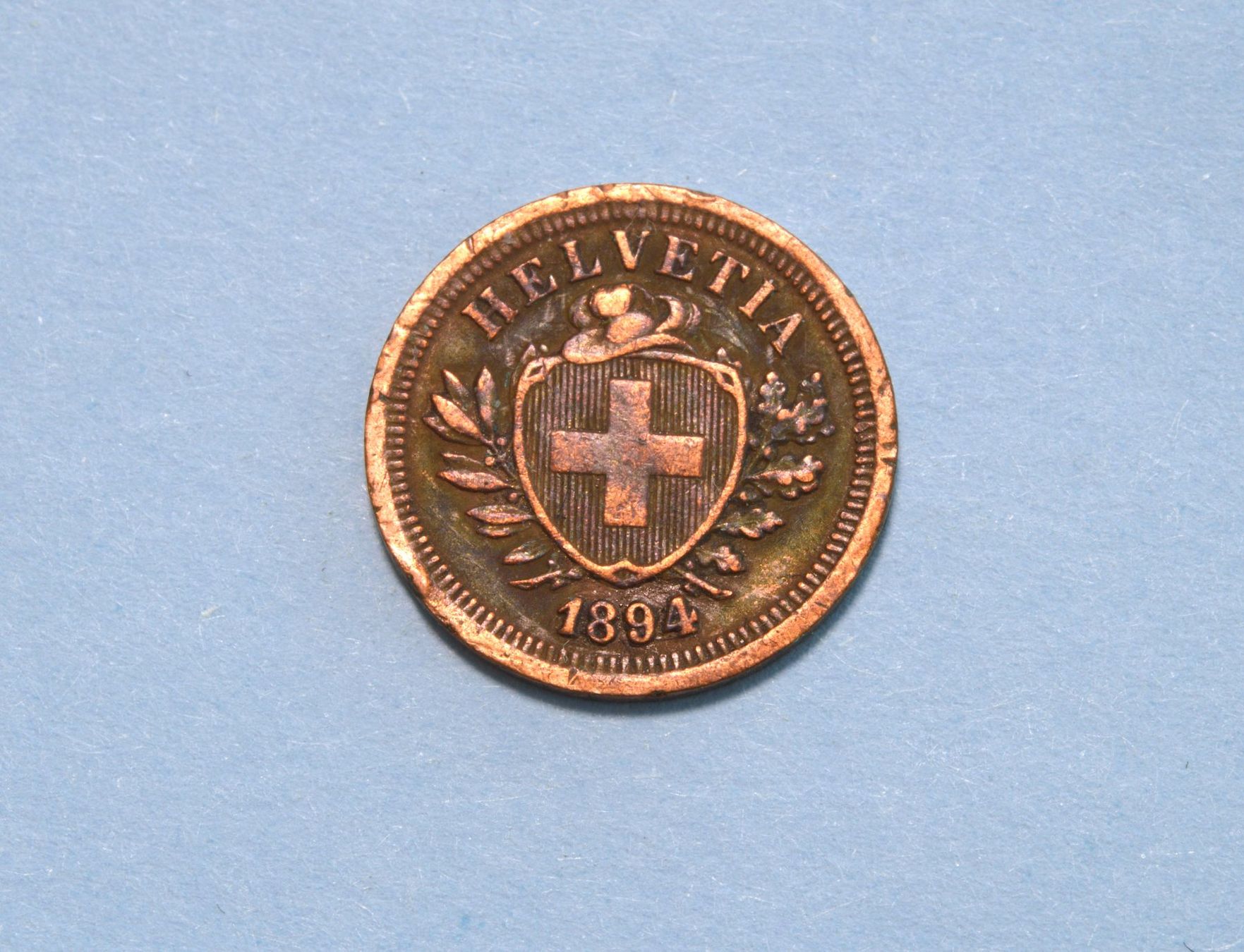 Tutti le monete: 1 Rappen 1894 – Usato da Oberglatt ZH venduto da dil_85sh