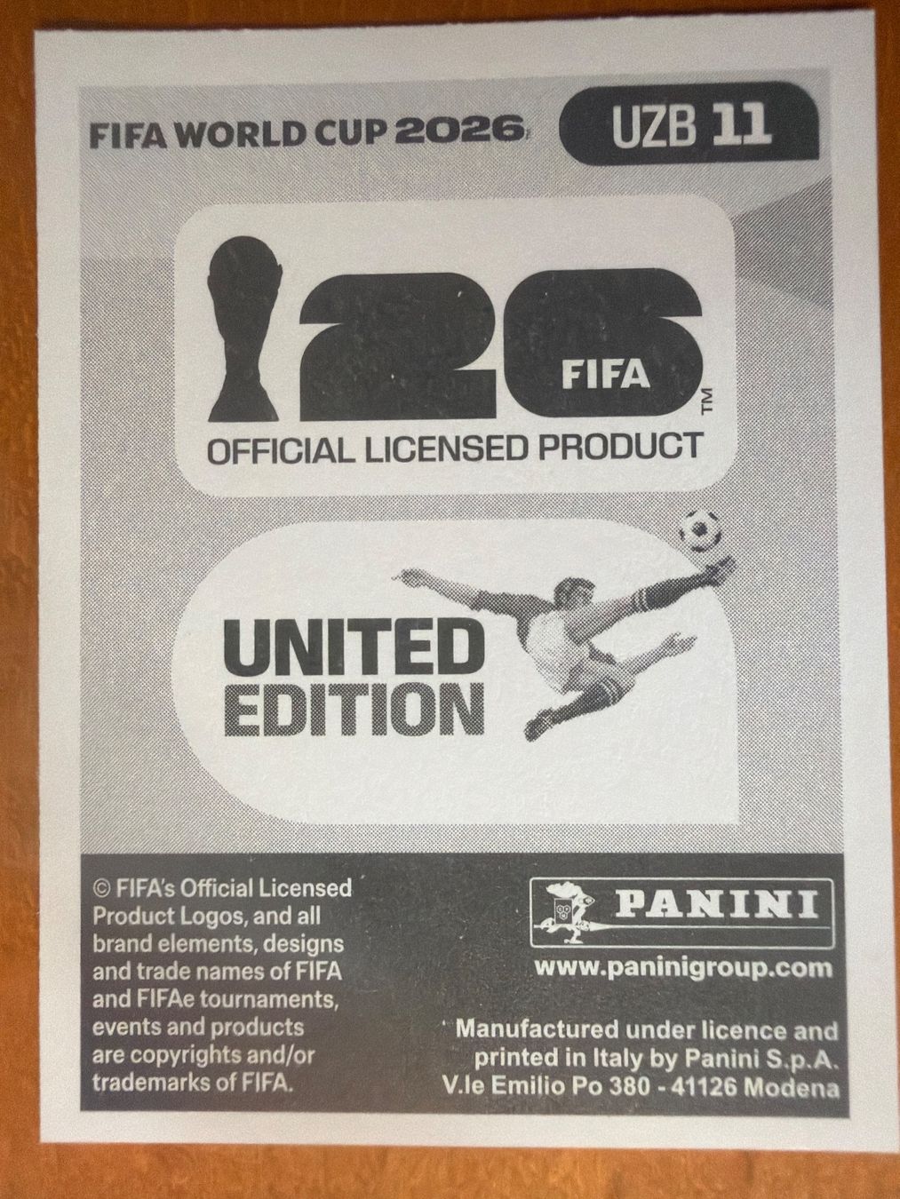 Panini Sammelbilder & Trading cards: Panini UZB11 – Neu (gemäss Beschreibung) aus Susten von Rechnun 1