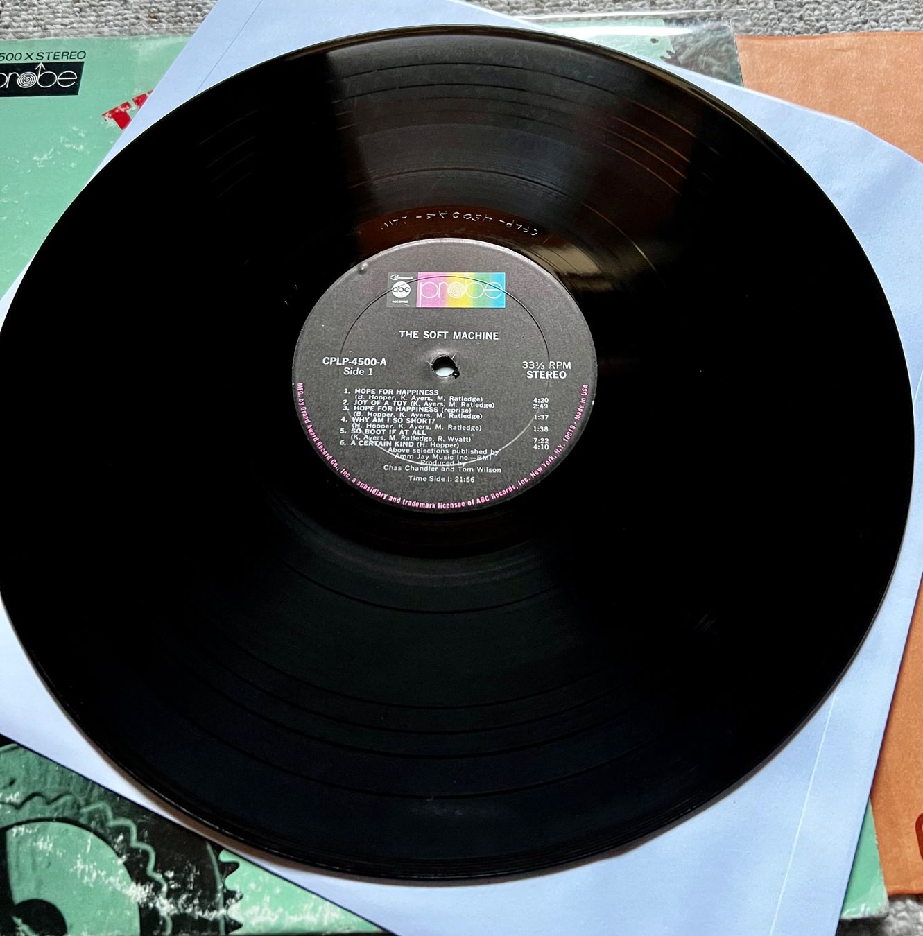 Schallplatten: The Soft Machine - Psychedelic Rock 1st US censored ED LP – Gebraucht aus Unterseen von vinylmore 2