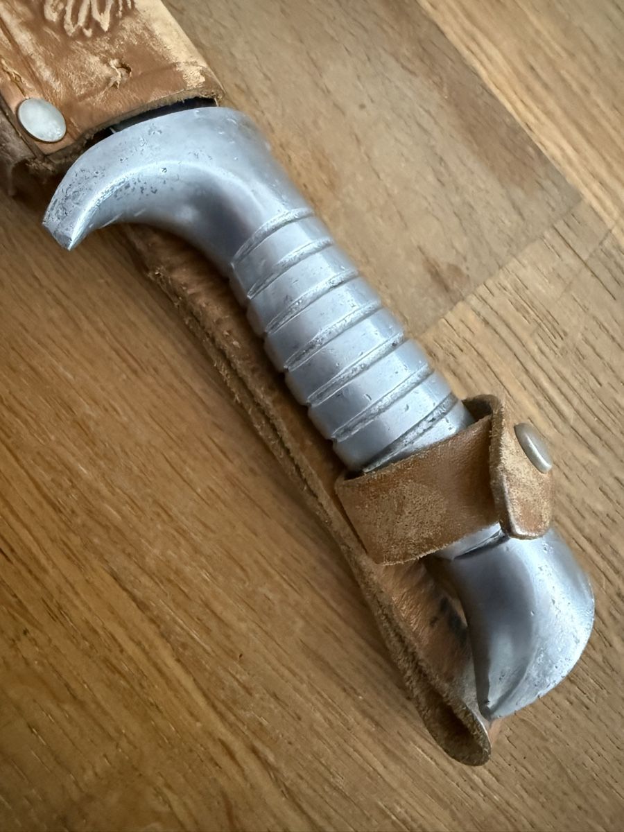 Posate: Antikes Jagdmesser Altes Messer Kampfmesser – Usato da Goldach venduto da Messerguru 3