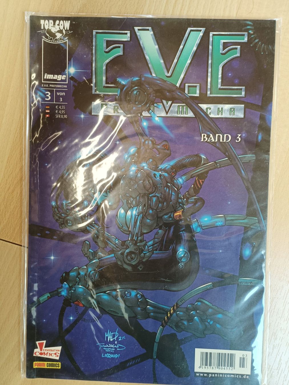 Fumetti: E.V.E. Protomecha - #1 - #3 Komplett – Nuovo e nell'imballaggio originale da Niederweningen venduto da Twisters 2