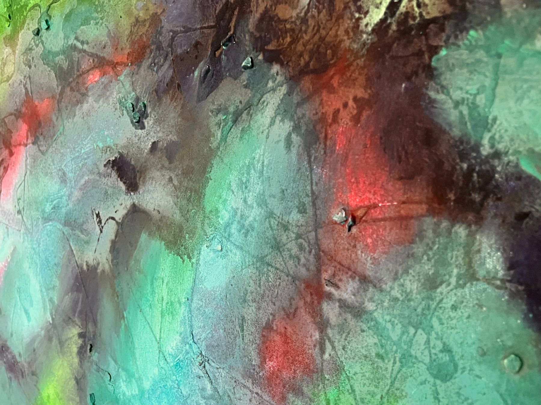 Dipinti: Andrea Scacciotti - Malerei auf Leinwand - Material abstrakt – Usato da Ponte Tresa venduto da 11GalleriaAlterEgo11 4