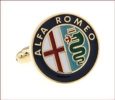 Manschettenknöpfe Alfa Romeo. Kostenfreie Zustellung!