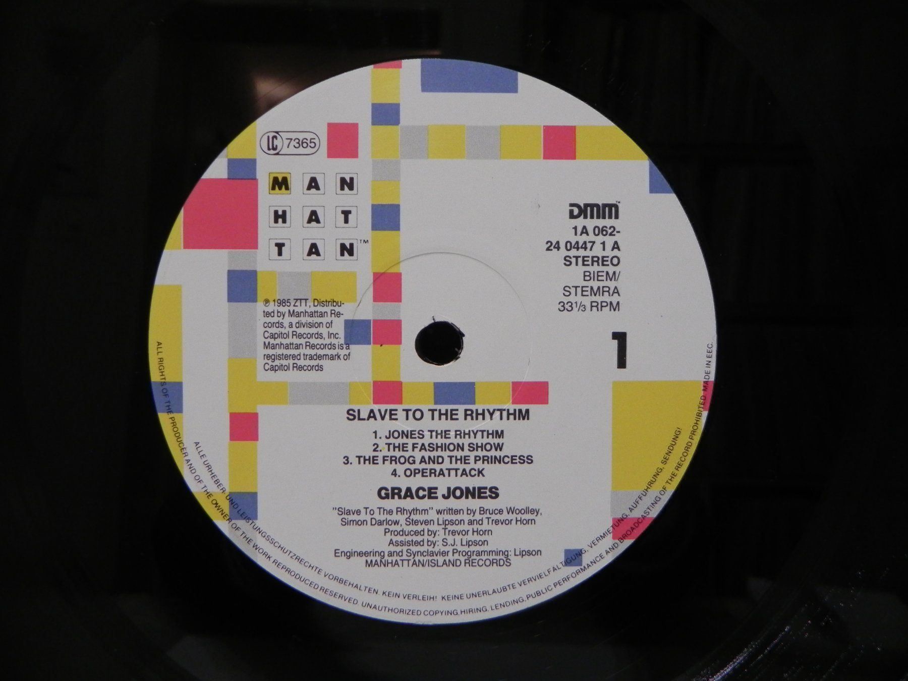 Schallplatten: Grace Jones, Slave to the Rhythm – Gebraucht aus Basel von Life-Style-Art 3