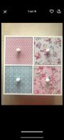 Schreibtisch Organizer Blumen- & Punktemotiv w. NEU