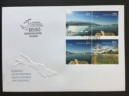 FDC 2016 Bodensee  Paare Z248 + Z249 mit Tabs