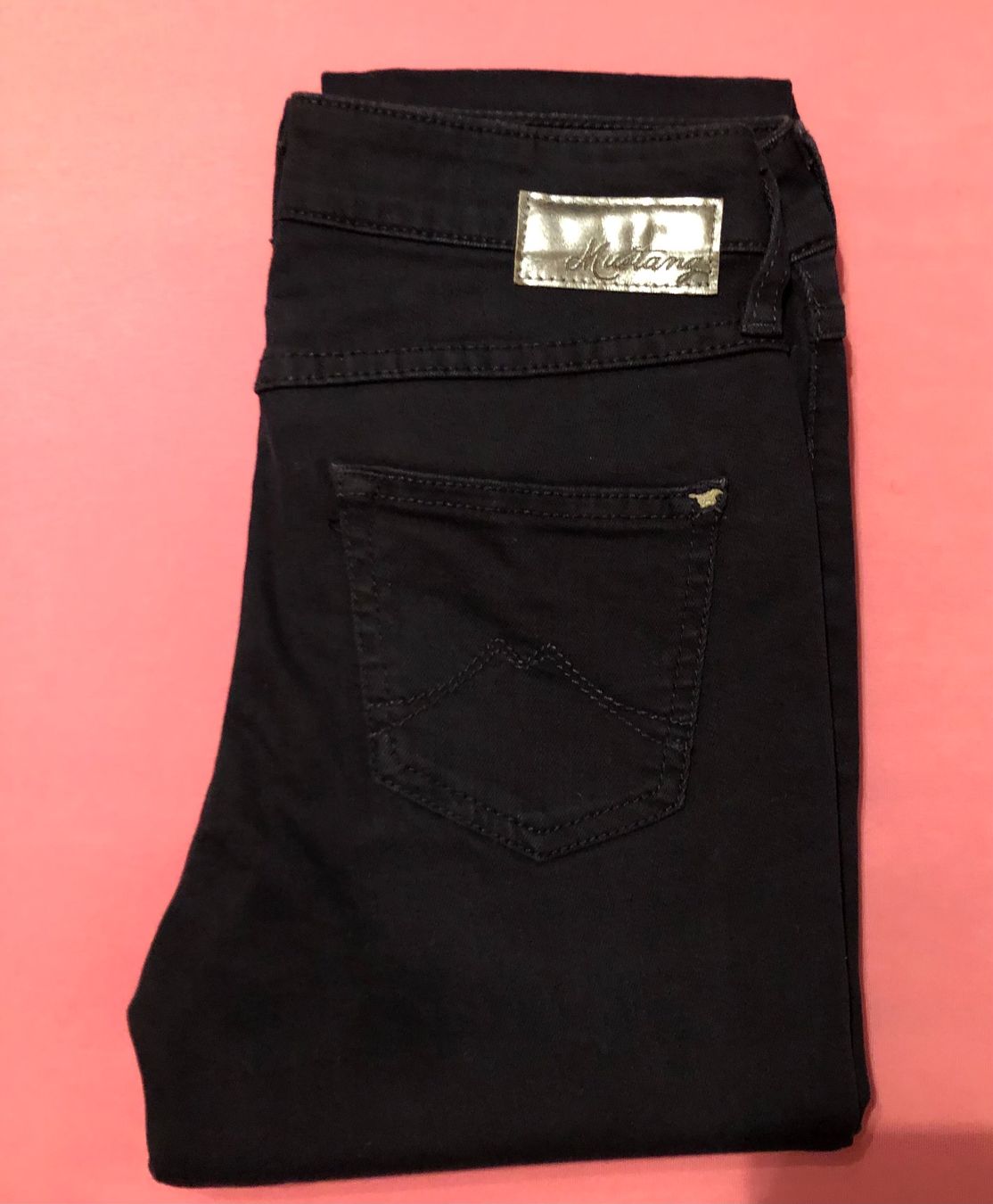 Hosen: Mustang Hose schwarz, W26 / L32 – Gebraucht aus Kriessern von c_n1 1