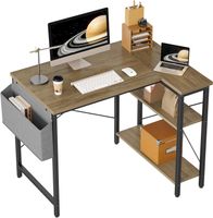 Bürotisch braun, Schreibtisch 100x70cm, Computertisch