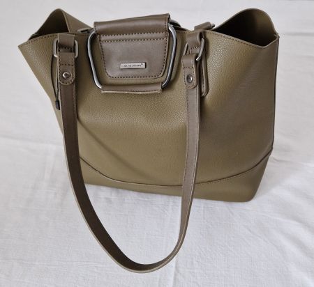 Tasche / Shopper David Jones olive-braun NEU und unbenutzt