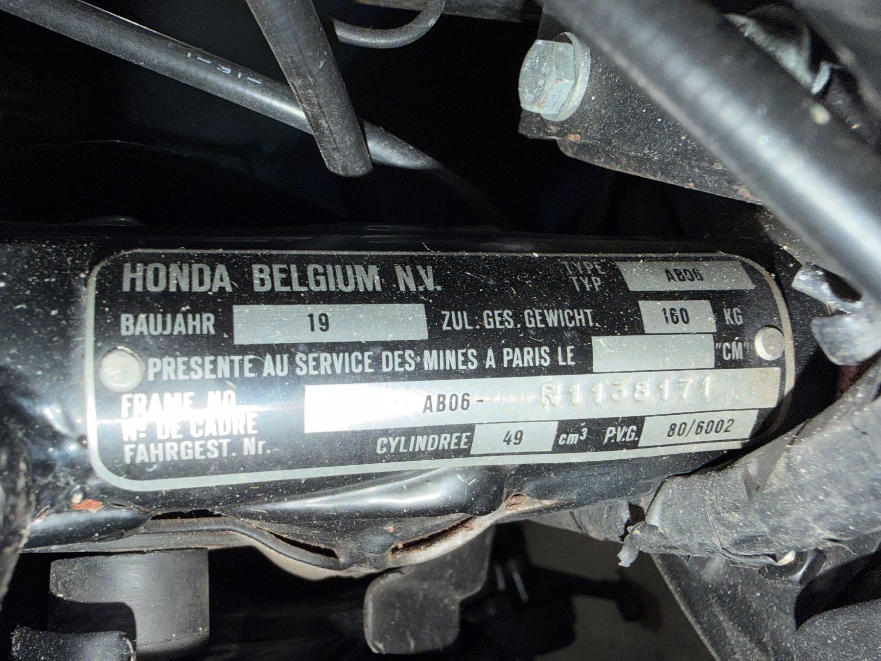 Honda Mofas: Honda PX-R 50 – Defekt aus Lüterkofen von Michel_ 5