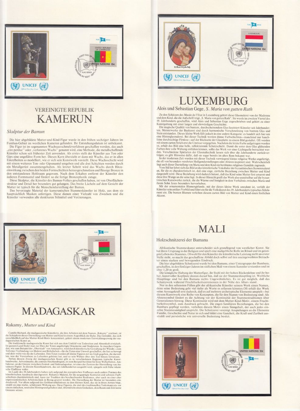 Alle Briefmarken: Album Unicef 1980 – Gebraucht aus Bürglen TG von StampGraf 4