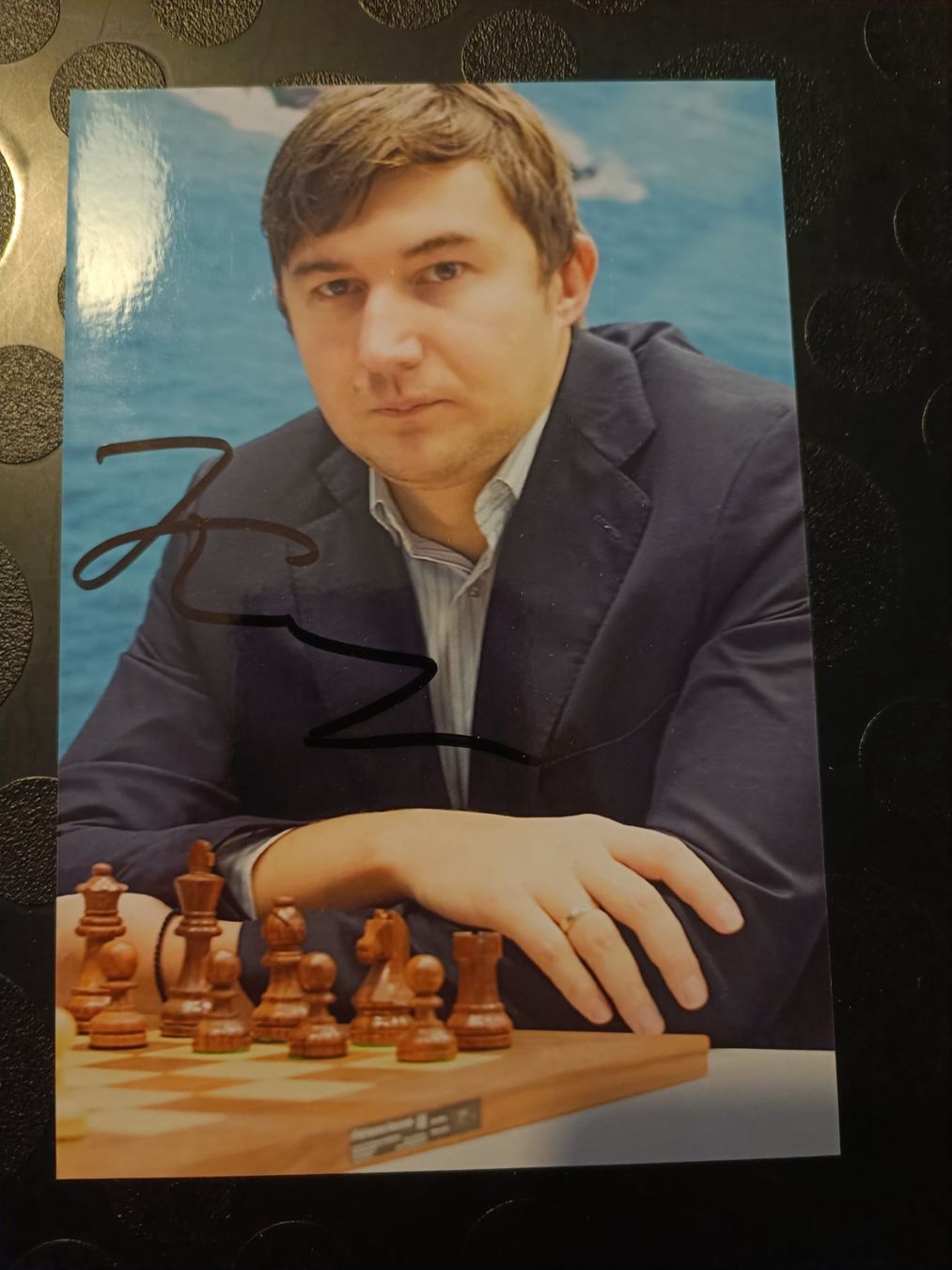 Autographes: Sergej Karjakin - Schachspieler - selten – D'occasion à Menziken par Artographs