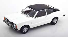 FORD TAUNUS GT COUPE MIT VINYLDACH WEISS  1:18 KK-SCALE