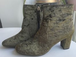 Bottines vert kaki , taille:41, neuves