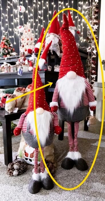 Figuren: Deko Wichtel Santa stehend H:142cm – Neu und originalverpackt aus Wettingen von Swala 2