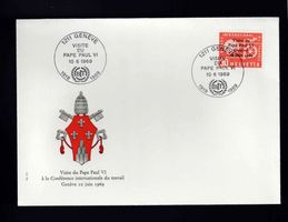 FDC Satz 1969 Pape Paul VI