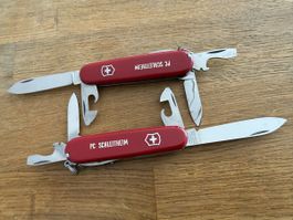 2 Victorinox Taschenmesser Pistole Club Schleitheim