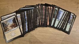 MTG Magic The Gathering 100 Standard Manas (20 pro Farbe) DE