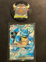 Turtok EX Full Art Pokémon 151 (MEW184) DE NM