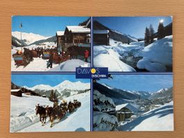Davos Dischma - Seltene Ansichtskarte, Winteridylle!
