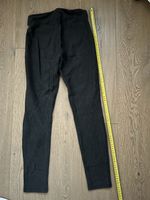 Legging Stoffhose grau meliert Gretenmuster Gr. S
