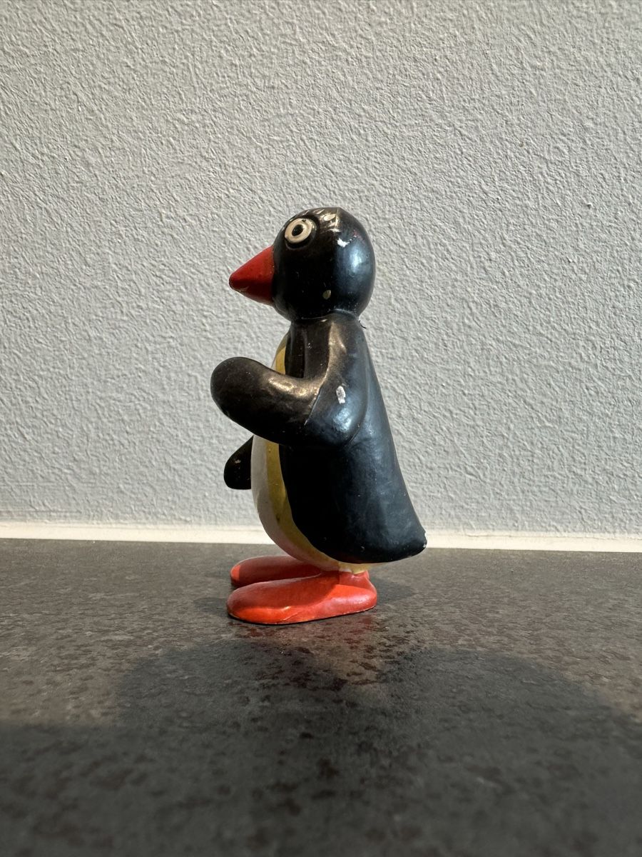 Bullyland Statuette: Pingu Figur Handbemalt EdiToy 1990 Vintage – Usato da Bassersdorf venduto da coco-loco 2