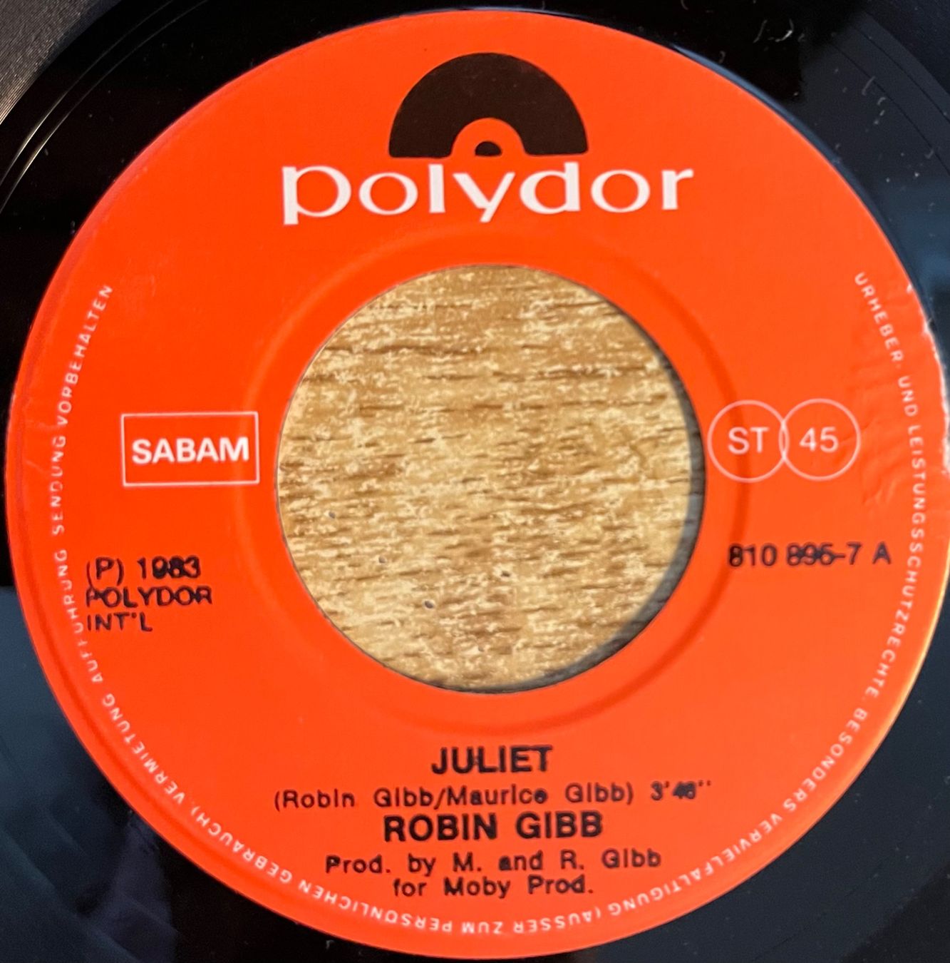 Schallplatten: ROBIN GIBB - JULIET – Gebraucht aus Bussigny von vinyl-pas-cher 2