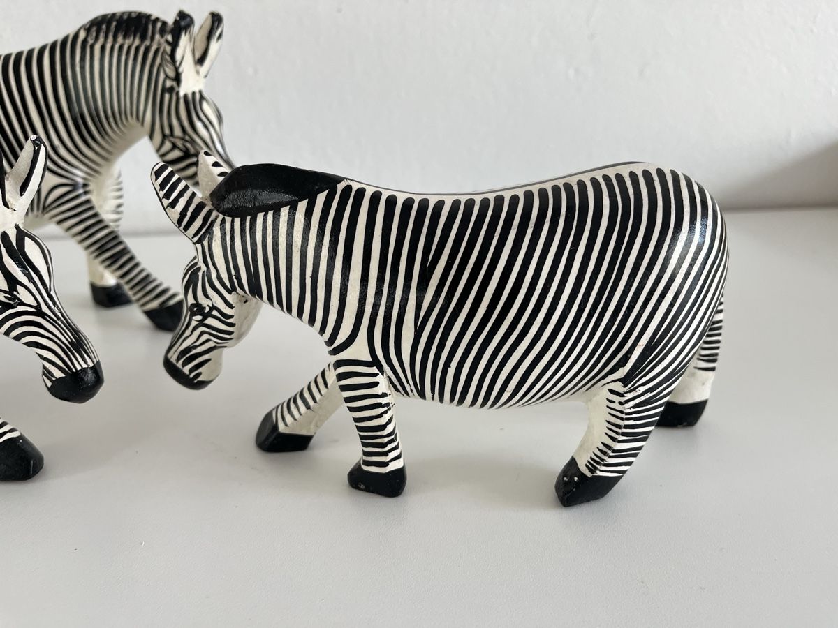 Statuette: Zebra Gruppe aus Holz – Usato da Wetzikon ZH venduto da seli03 7
