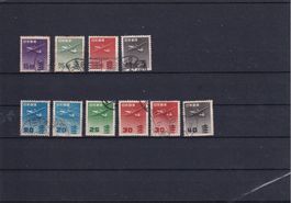 Japan 1951-53 Flugpost Lot