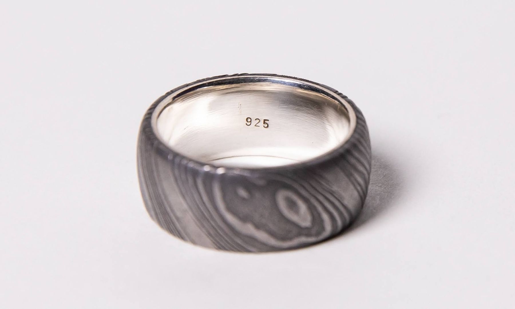 Ringe: Einzigartiger Damaszenerstahl-Ring – Gebraucht aus Rüdlingen von Lizzard 1