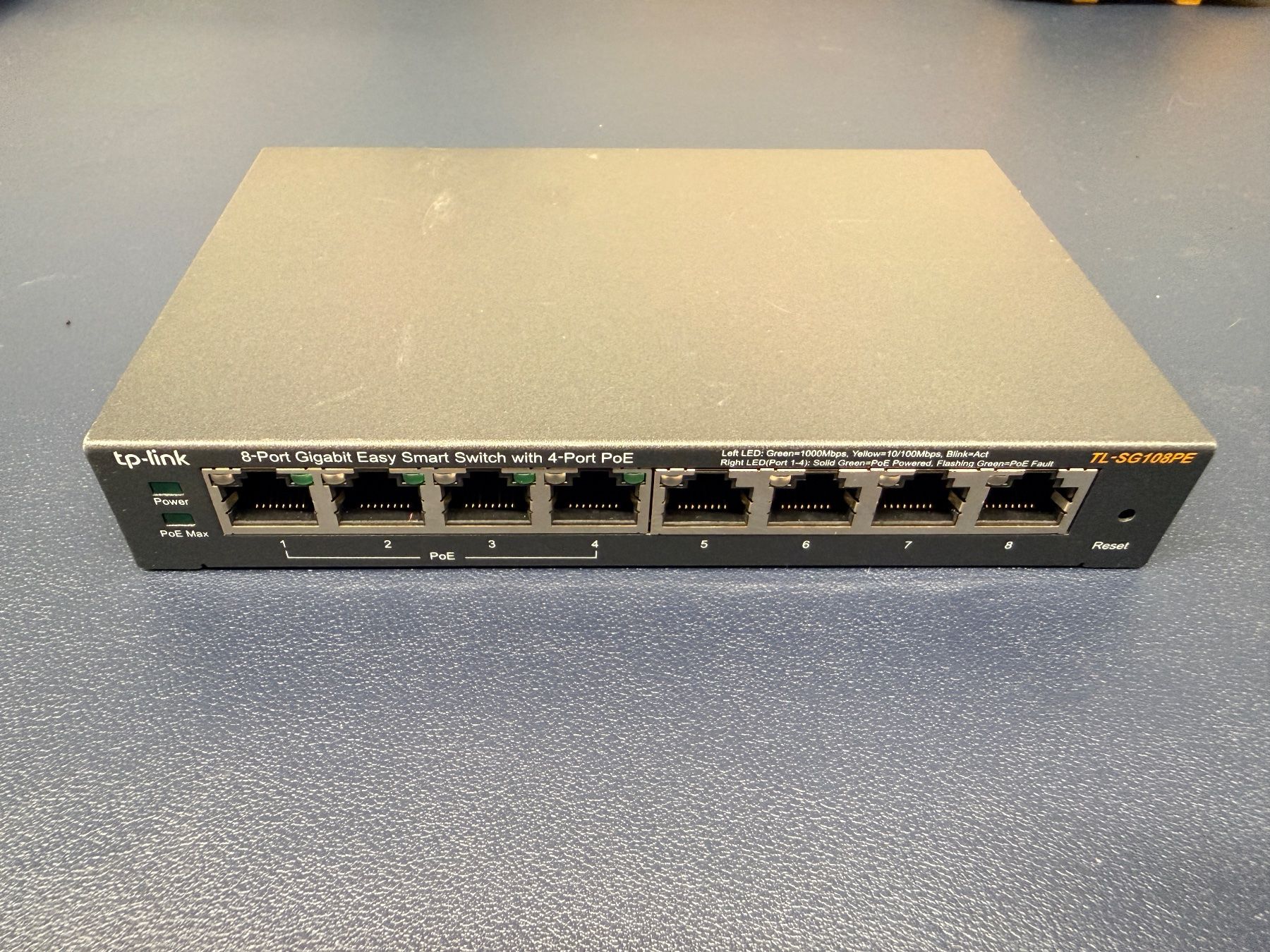 TP-Link Hub & Switch: TP-Link TL-Sg108pe LAN Switch PoE – Usato da Solduno venduto da Kenny_G