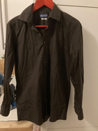 Ab 15.- Hemd Biaggini braun Charles Vögele slim fit M 39/40