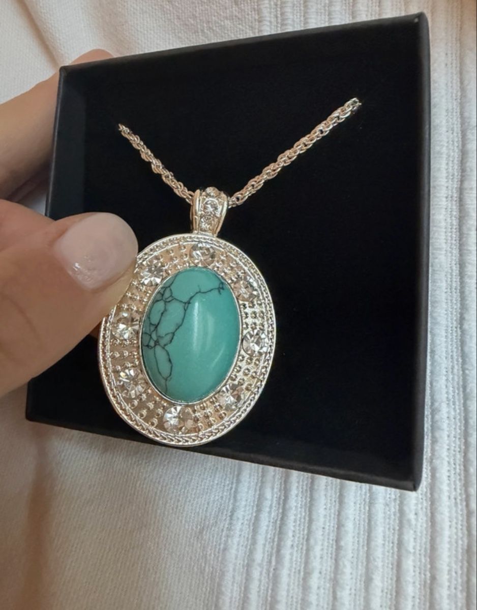 Catenine: Halskette mit Türkis – Nuovo e nell'imballaggio originale da Uster venduto da Monika_OB 2
