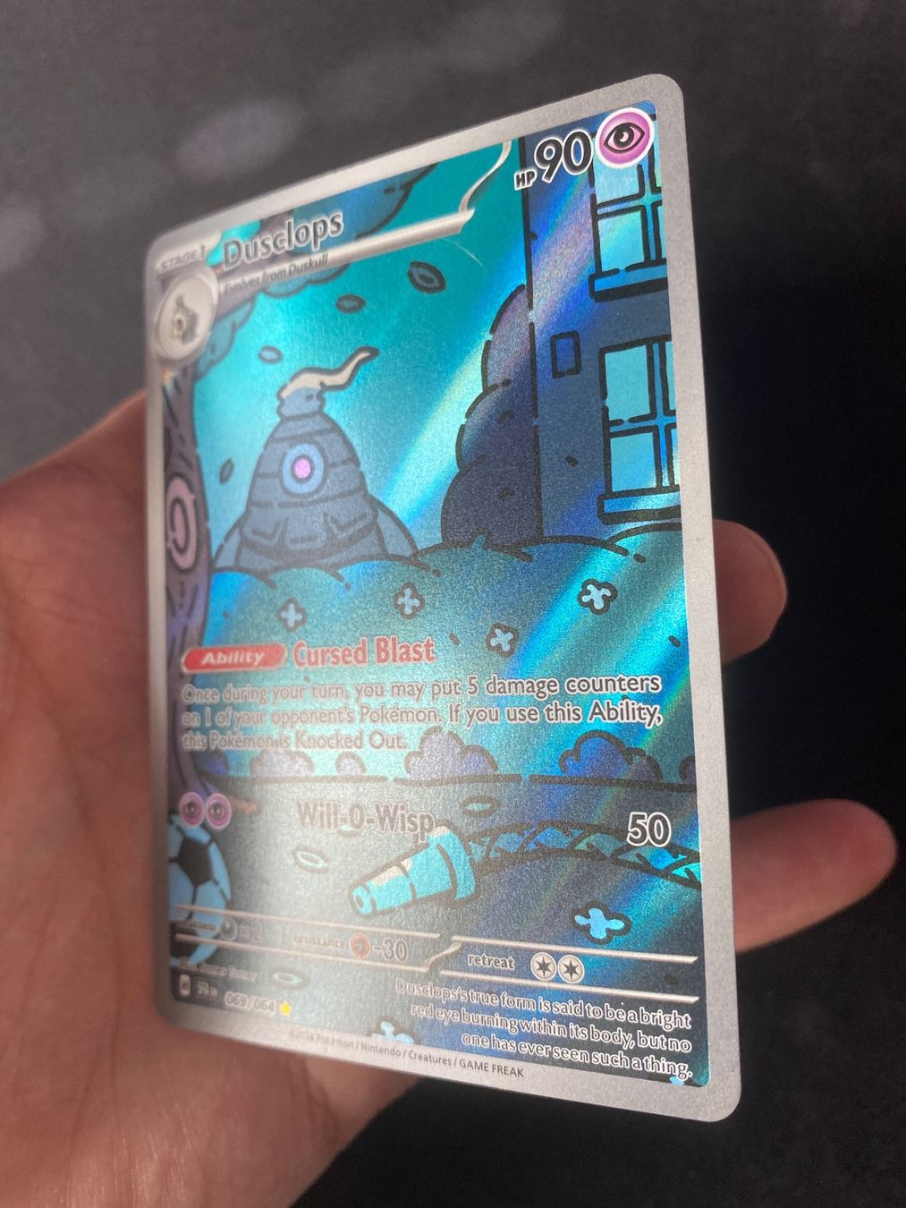 pokemon trading card game shrouded fable illustration rare dusclops 69 Dusclops main image 0
