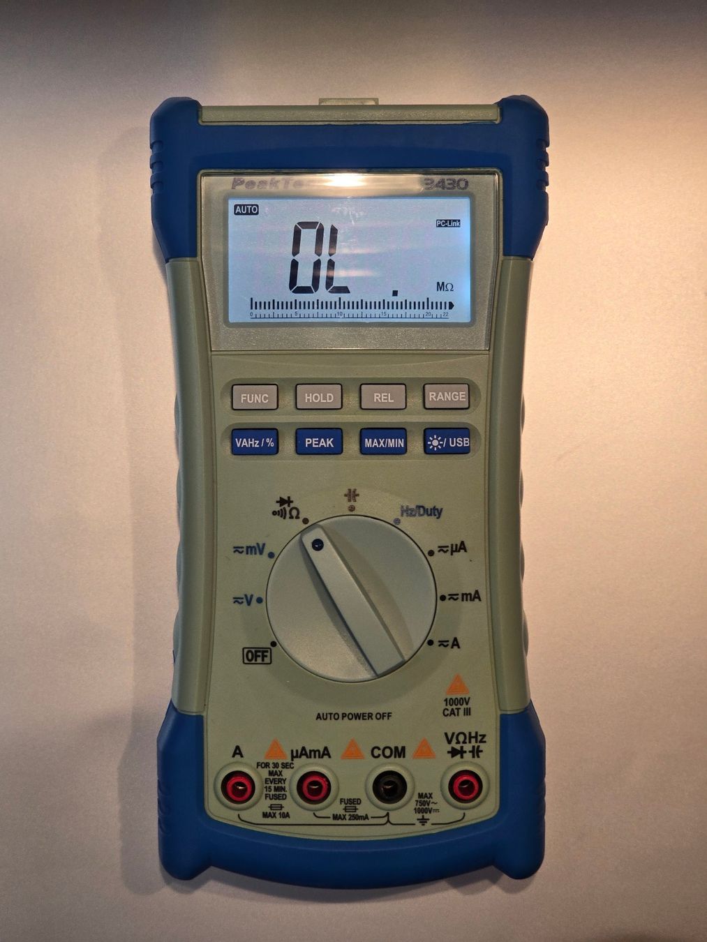 Mesurer: Multimeter Peaktech 3430, neu, komplett, NP 130.- – Neuf (Voir description) à Azmoos par johanoes 2