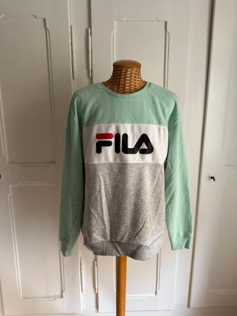 FILA - Sweatshirt mint-grau-weiss XL