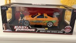 Fast & Furious Brian & 1995 Toyota Supra 1:18