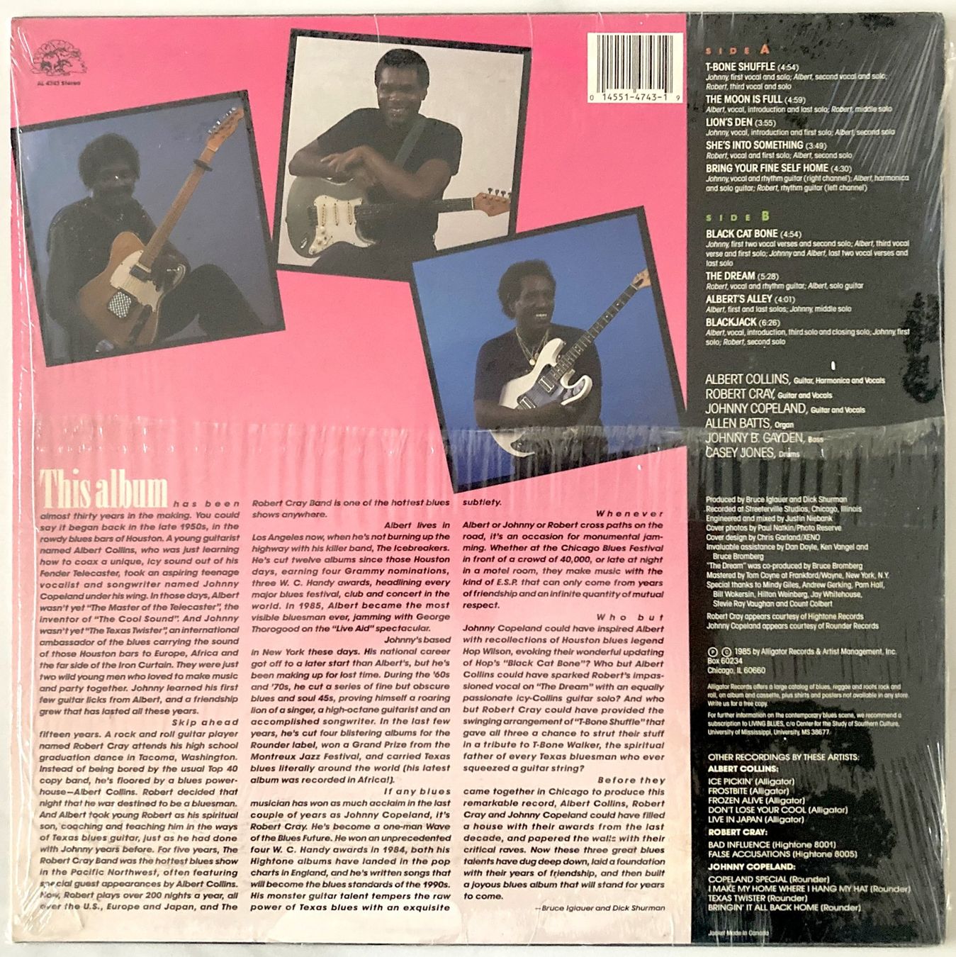 Dischi in vinile: ALBERT COLLINS / ROBERT CRAY / JOHNNY COPELAND - SHOWDOWN ! – Usato da Bottens venduto da hotter-than-hell 1