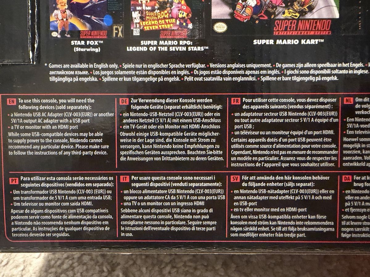 Nintendo Console: Super Nintendo Mini – Nuovo (secondo la descrizione) da Emmenbrücke venduto da streetfighter27 7
