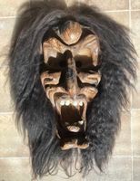 Sammlung Lötschentaler Holzmasken(Tschäggättä)