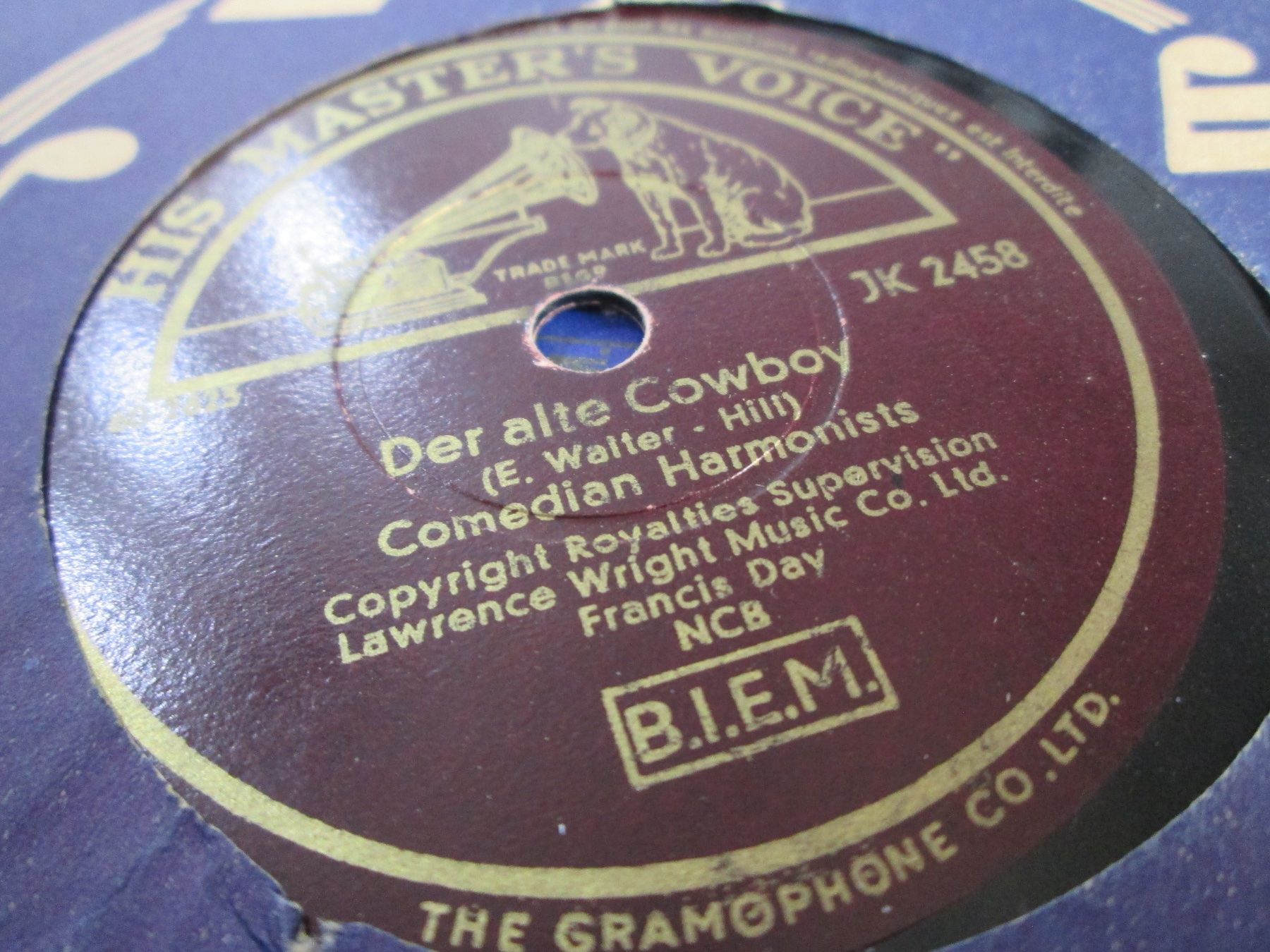Schallplatten: DISQUES 78 TOURS – Gebraucht aus Lausanne von Leag 1