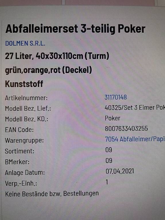 Cestini per rifiuti: Abfalleimer 2 er set – Usato da Affoltern am Albis venduto da naf_8j8n 1