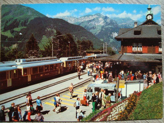 WAB Wengerenalpbahn beim Bahnhof Wengen Kaufen auf Ricardo