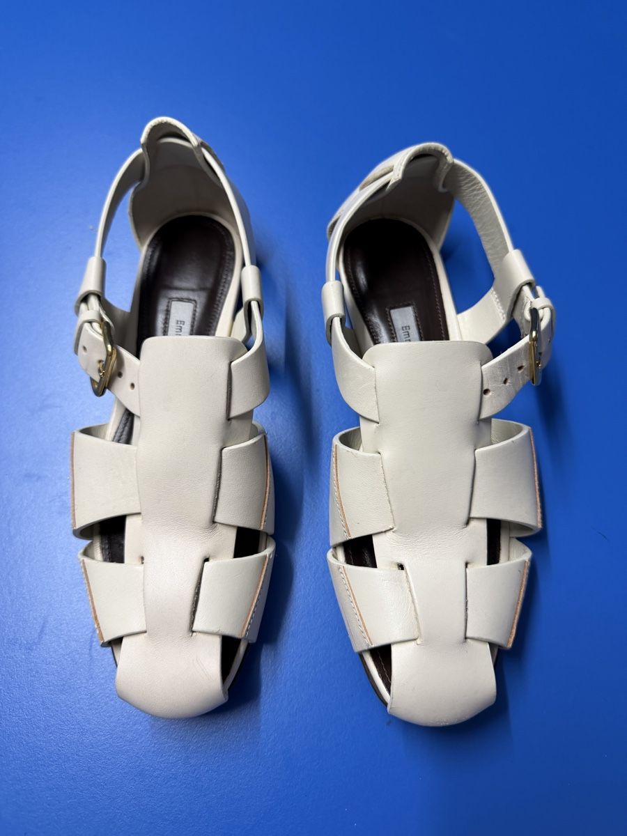 Scarpe da donna: Emma Parsons White Leather Sandals Size:36 – Usato da Herrliberg venduto da Tubalp