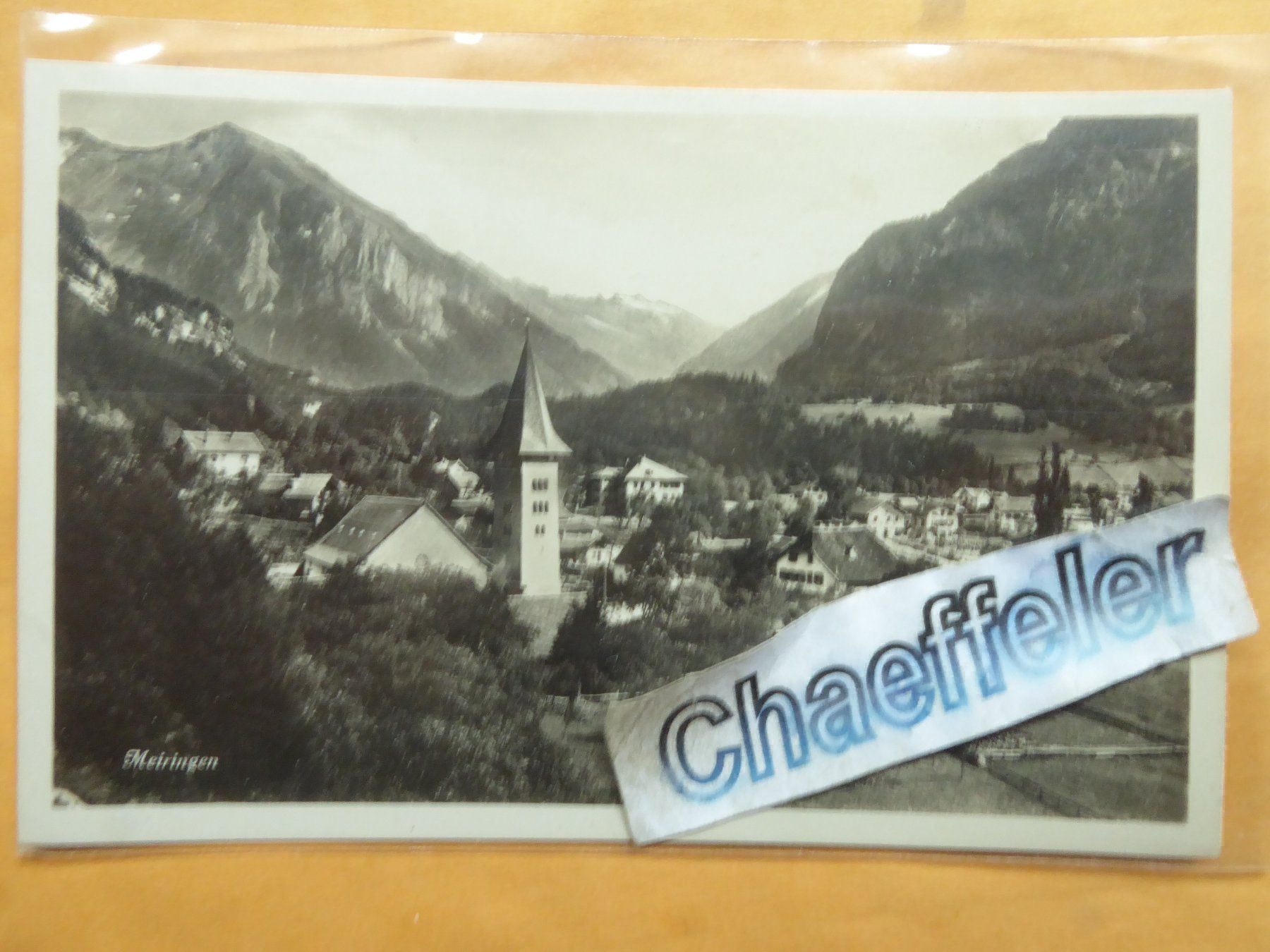 Cartoline postali: 1935 Meiringen – Usato da Zürich venduto da Chaeffeler