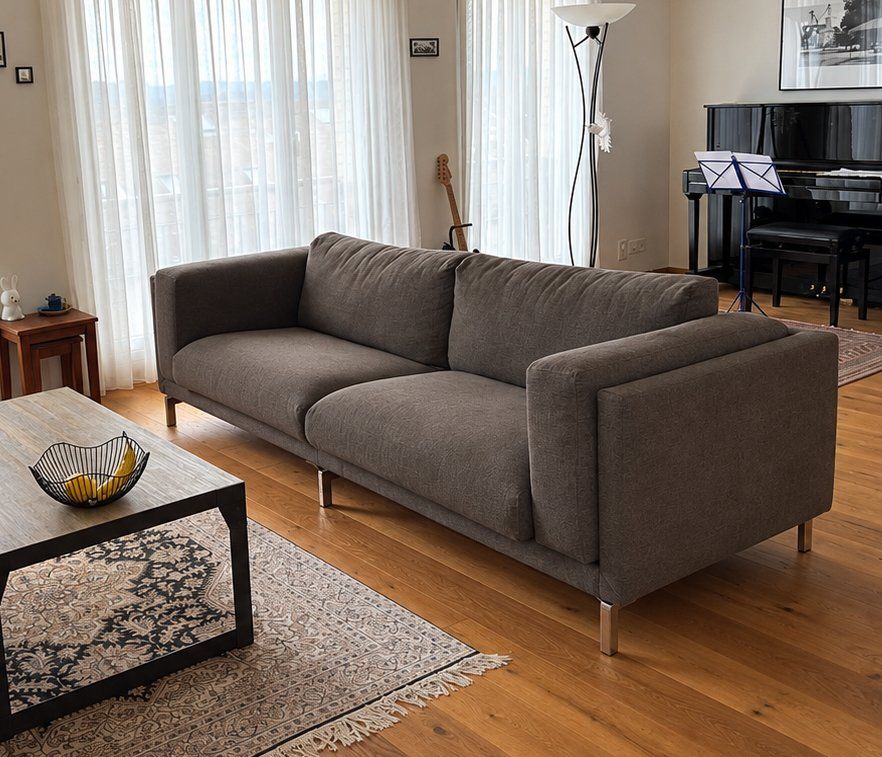 Ikea Divani: Sofa (3er, Grau) – Usato da Dättwil venduto da sarrafan